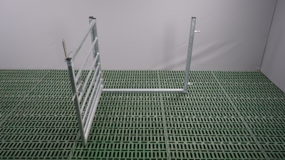 Gate with frame