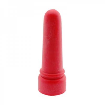 Ersatzsauger für Lämmereimer, rot, lang