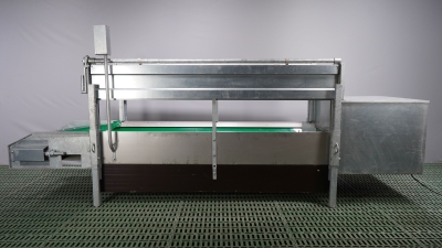 KÖHLER  -  Futterbandsegment Länge 3 m Trog V2A