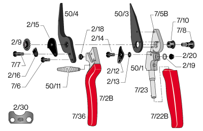 Gegenklinge (50/4) für Felco 50/51