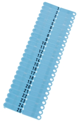 OhrmarkenTwintag Nr.101-150 blau  (je 50 Stück)