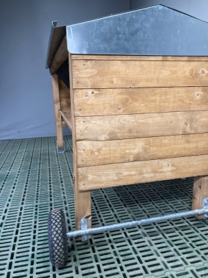 Doppelraufe 2,00 mtr. mit Dach und Rädern