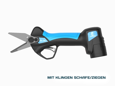 Elektrische Klauenschere mit 2 Akkus