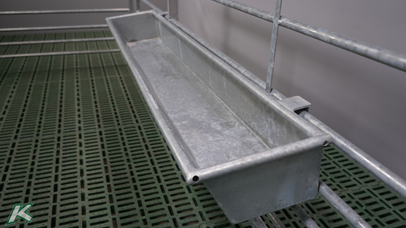 Trough for hanging