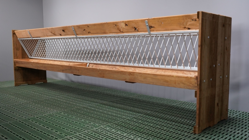 Double-rack with neck protection 4.00 mtr.