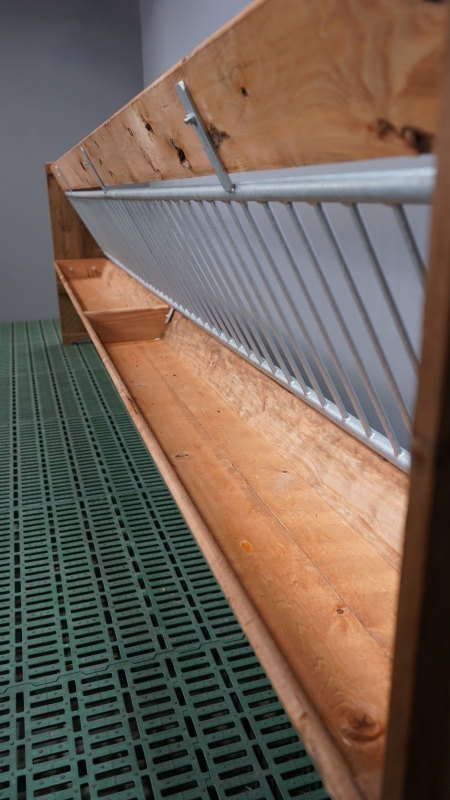 Double-rack with neck protection 4.00 mtr.