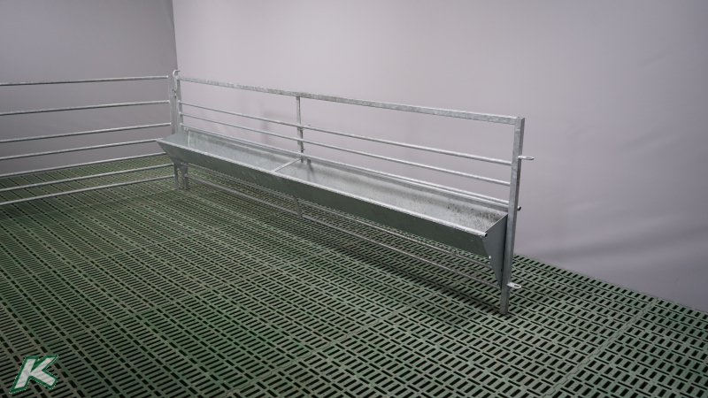 Horde with Folding Trough and Hay Rack 3,00m
