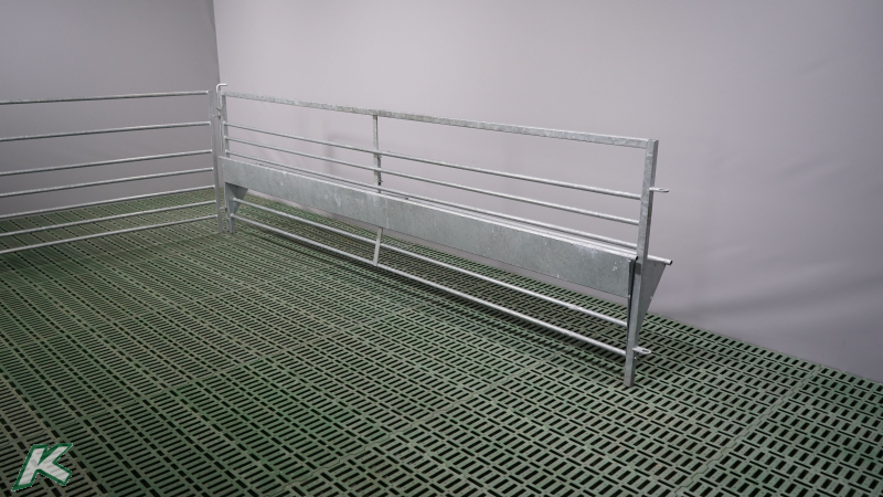 Horde with Folding Trough and Hay Rack 3,00m
