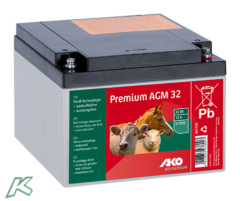 Premium AGM - fleece - Battery 32Ah