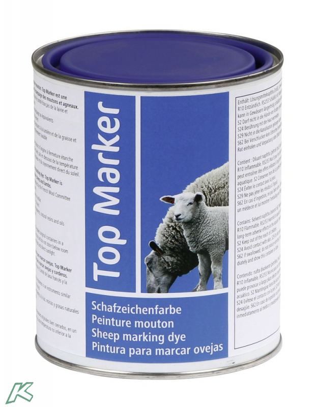 Schafzeichenfarbe TopMarker blau 1kg